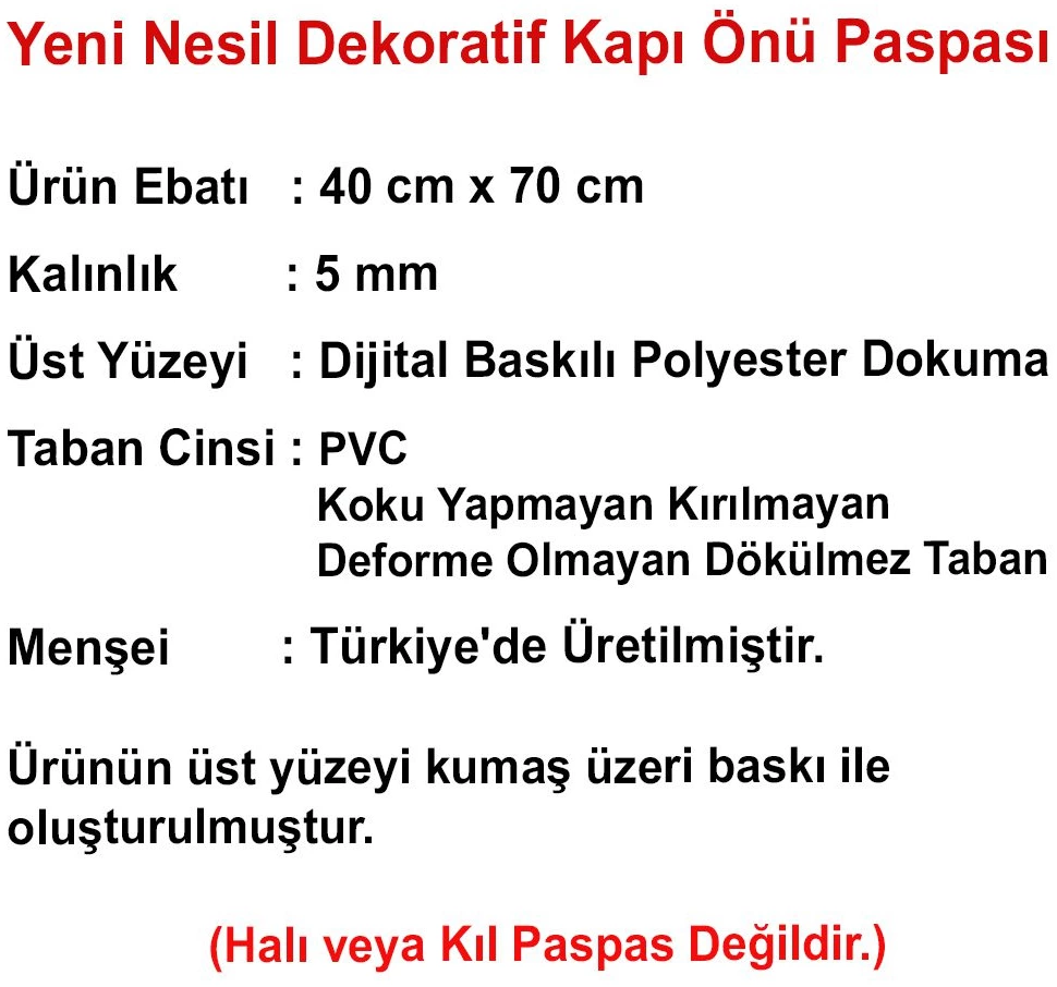 Farklı Dillerde Merhaba Yazılı Kauçuk Kapı Önü Paspası
